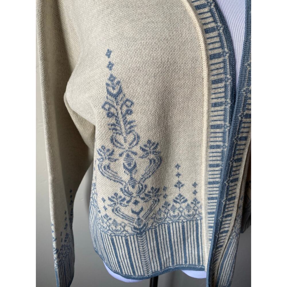 NWT Oda of Norway Woolmark Pure New Wool Open Cardigan- Size Medium - Picture 3 of 16